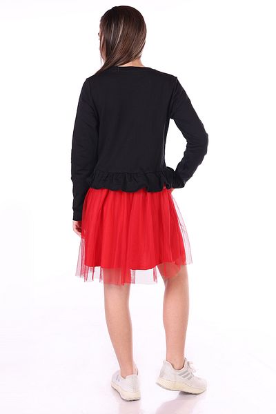 Toontoy Embroidered Tulle Girl's Dress