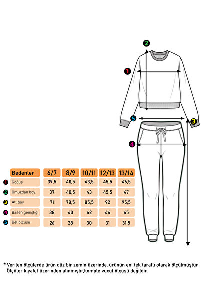 Toontoy Σετ αθλητικής φόρμας για κορίτσια με κέντημα με ζιβάγκο