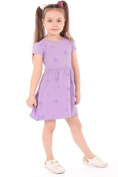Toontoy Girls' Complete Embossed Printed Dress