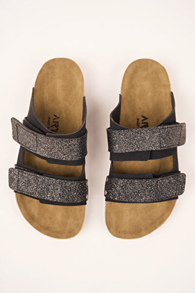 POLOMİA Berry Anatomical Poly Comfort Cool - Sandale de zi cu zi pentru femei, flexibile și reglabile, cu două velcro