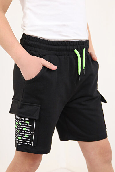 Toontoy Σορτς για αγόρια - Τα τσέπες και το κείμενο είναι με τύπωμα