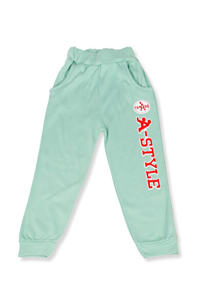 Toontoy Αγορικό κεντημένο παντελόνι φούτερ - Λεπτομέρεια δύο τσέπες στις πλευρές