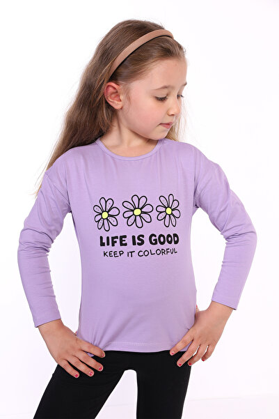 Toontoy Μπλουζάκι για κορίτσια Life Is Good με τύπωμα