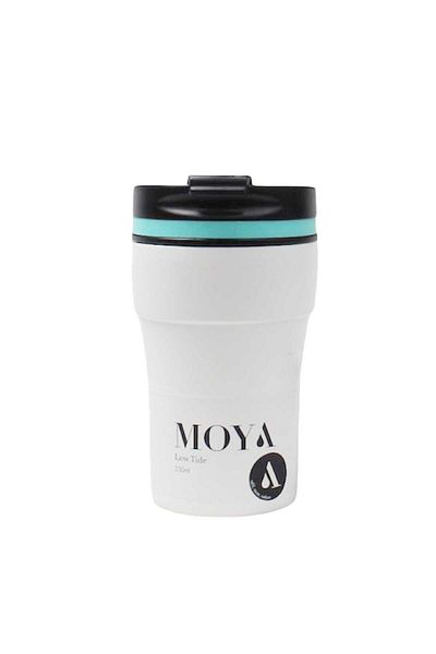 Moya "Low Tide" 250ml Travel Coffee Mug Blue/White