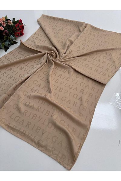 locella Μόκα με σχέδιο Jacquard Shawl B - JSL0916