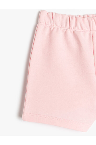 Koton Beli Lastikli Pamuk Karışımlı Basic Şort