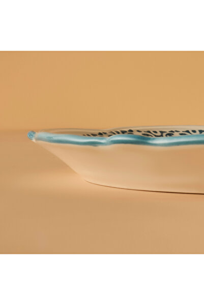 Bella Maison Mabel Stoneware Sunum Tabağı Mavi (32 cm)