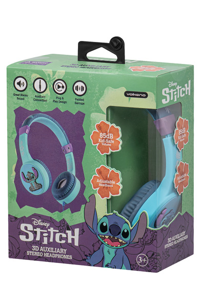 Disney Kablolu Kulaklık Disney Stitch Çocuk Kulaklığı Lisanslı DY-3053-ST