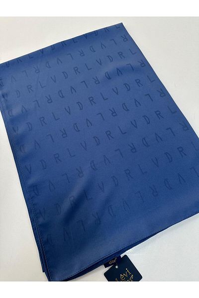 Levidor Ljk0828 Model Blue Jacquard Shawl