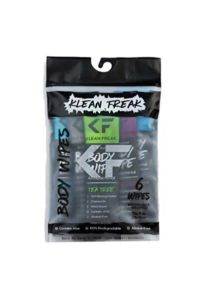 Klean Freak Body Wipes - Trial Pack - 6 Wipes