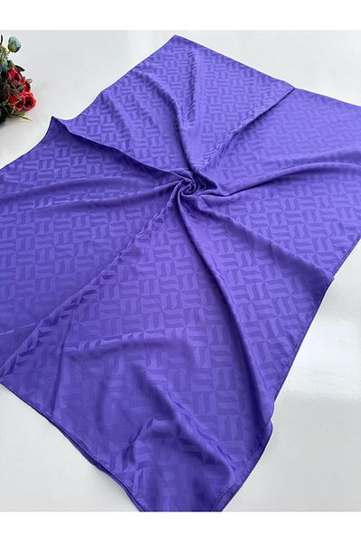 locella Lilac Jacquard Shawl - F Pattern JSL1004