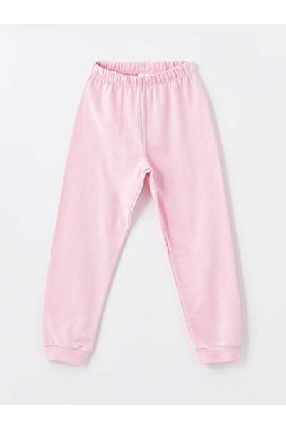 LC Waikiki Crew Neck Printed Long Sleeve Girls Pajama Set (W4)