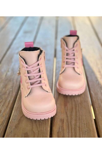 Surpie Shoes Παιδικές μπότες με φερμουάρ, αντιολισθητικές μπότες για παιδιά, ελαφριές μπότες για κορίτσια