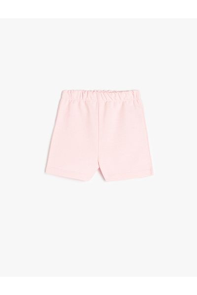 Koton Elastic Waist Cotton Blended Basic Shorts