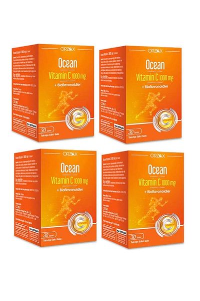 Ocean Ocean Vitamin C 1000 Mg 30 Tablets (4 pieces)