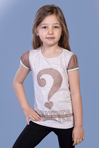 Toontoy Κοριτσίστικο μπλουζάκι με κεντημένη πέτρα