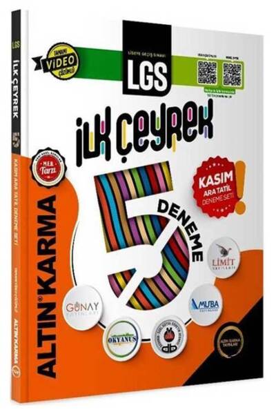 Altın Karma Yayınları 8.SINIF DENEME LGS 5 Lİ İLK ÇEYREK