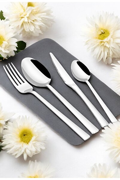 Gökdil Tuana 48 parça 12 Kişilik Çelik Çatal Kaşık & Bıçak