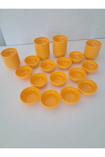KAVİKA MEDİKAL PLASTİK Sosluk ,Reçellik , Mini Kase 12 Adet Turuncu