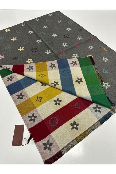 Lady colour Winter Wool Silk Premium Double-Sided Shoulder Esr0605