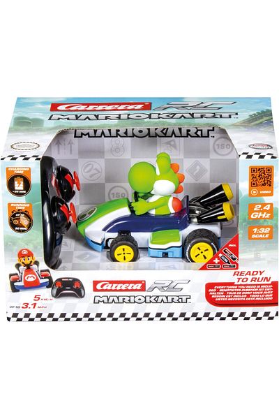 Carrera RC Mario Kart Race Kart | 2.4GHz RC Yoshi Vehicle | Authentic Design | Fun Racing Toy for All Ages