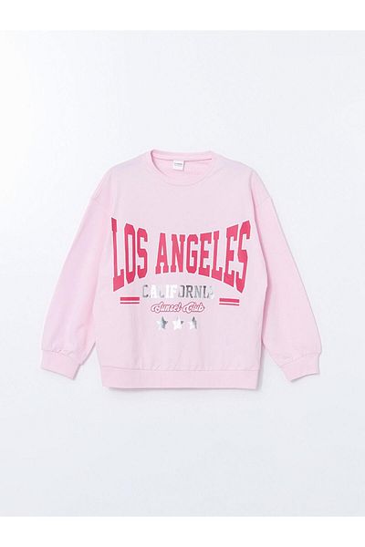 LC Waikiki Lcw Kids Girls Pink Crew Neck Pajamas Set - t t