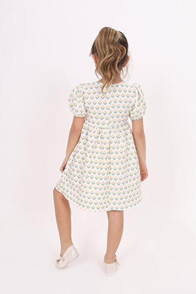 Toontoy Girl's Tulip Print Dress