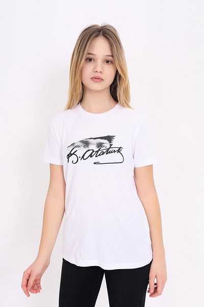 Toontoy Unisex Children's Atatürk Printed T-Shirt 23072