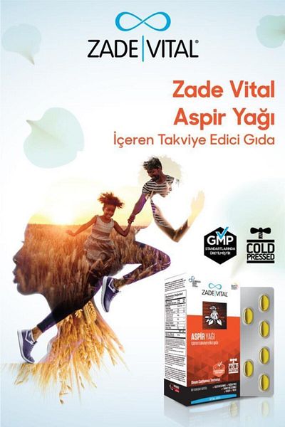 Zade Vital Safflower Oil 60 Soft Capsules - Blister X2 (Advantage Pack of 2)