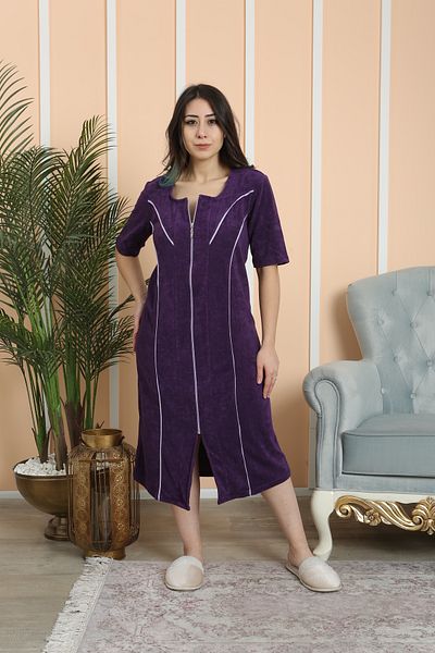 MAMAYAGA Rochie de damă cu mânecă pe jumătate scurtă, cu fermoar, cu decolteu în U, cu potrivire confortabilă, mărime mare, curbă, acasă, plajă, midi, prosop