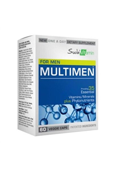 Suda Collagen Suda Vitamin Multimen Men Multivitamin 60 Bitkisel Kapsül