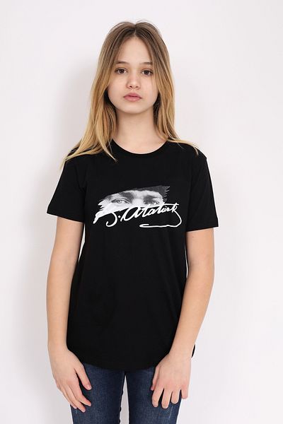 Toontoy Unisex Children's Atatürk Printed T-Shirt 23072