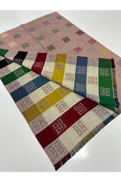 Lady colour Χειμερινό μαλλί Silk Premium Διπλής Όψης Ώμος ESR0204