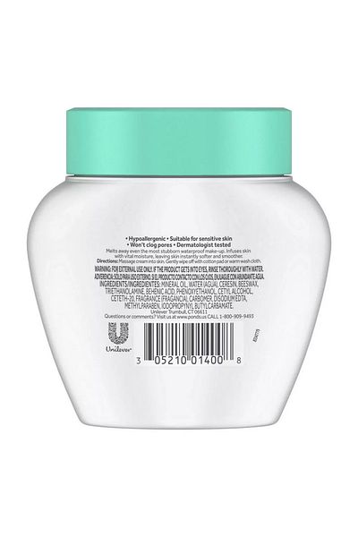 Ponds Pond's Cold Cream - Makeup Remover Cream 3.5 oz 99Gr