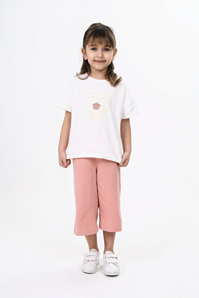 Toontoy Σετ Καπριλί για κορίτσια με γραμμένη καρδιά με τύπωμα