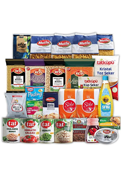 imeci İMECİ TAT Ramazan Paketi Gıda Kumanya Yardım Erzak Kolisi MEGA C