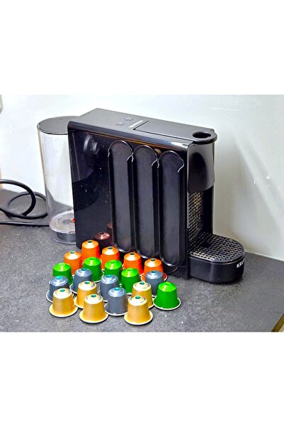 ERCTECH Nespesso Kapsül Kahve Uyumlu Tutucu Dekoratif Çok Amaçlı Stand Siyah ...