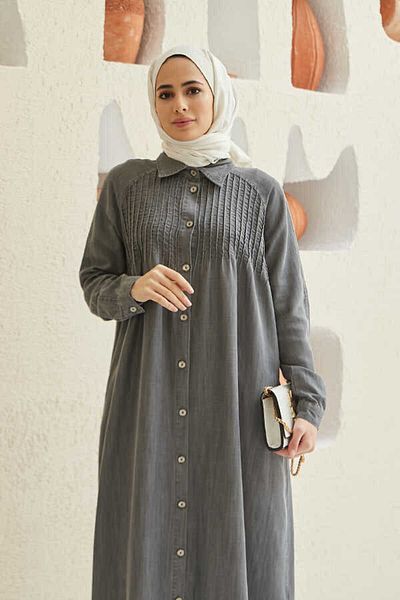 Neways 6502-Ribbed Ferace Gray