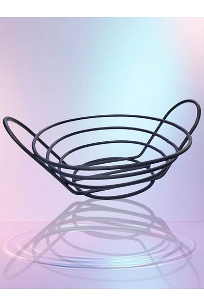 Matar Endüstriyel Mutfak Ekipmanları Metal Round Bread and Potatoes Presentation Basket