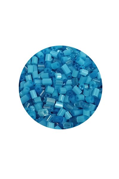 STUMBANNG Cut Glass Beads 2mm - 20 Grams - Matte Blue -Bnc338
