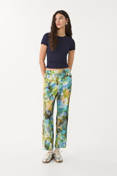 Stradivarius Satin printed culottes