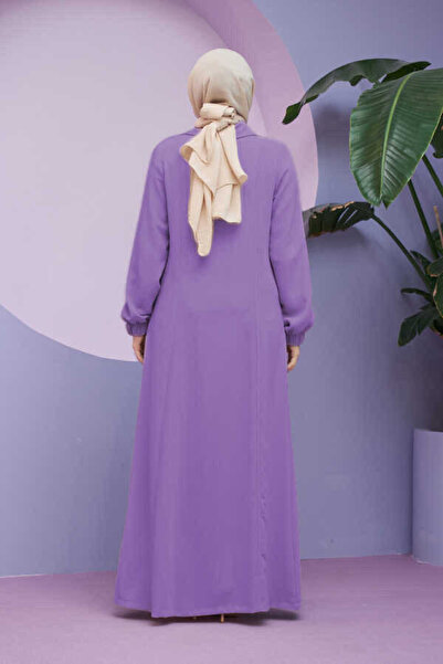 Neways Crepe Side Zipper Ferace Lilac 6541