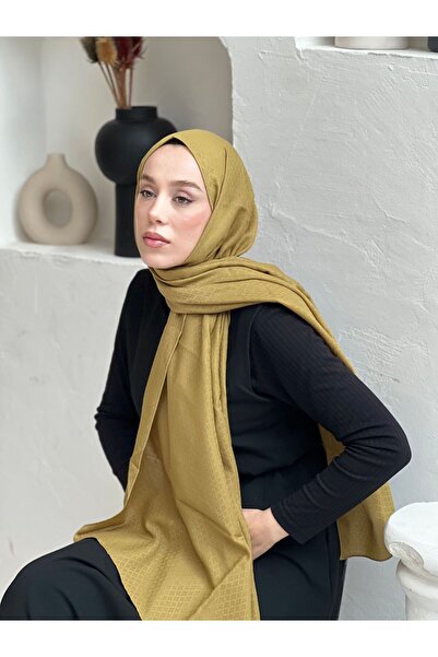 Modakaşmir Şal cu model de ritm perlat din seria Soft Jacquard