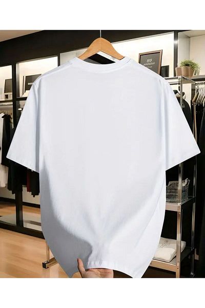 Elfa Tekstil Unisex Youth Valentine's Day Special Relaxed Fit Loose Fit Oversize Tshirt