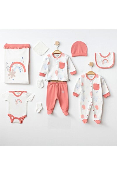 Aziz Bebe 10321 Kız Bebek Mercan 10'Lu Hastane Çıkışı