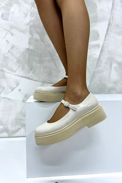 inizio Bej Rugan Kadın Loafer P9063