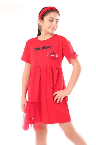 Toontoy Girl - Youth Choice Printed Tulle Dress