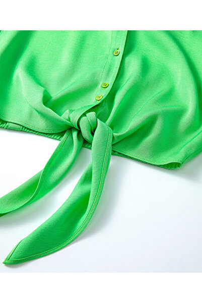 İpekyol Πουκάμισο με διπλό μανίκι και γραβάτα μπροστά