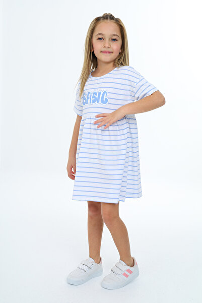 Toontoy Ριγέ Φόρεμα για Κορίτσι
