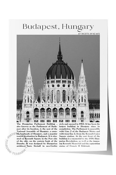 Postifull Aesthetic Wall Painting - Wall Poster - Travel Themed Poster - Frameless Painting - Thick Coated Paper